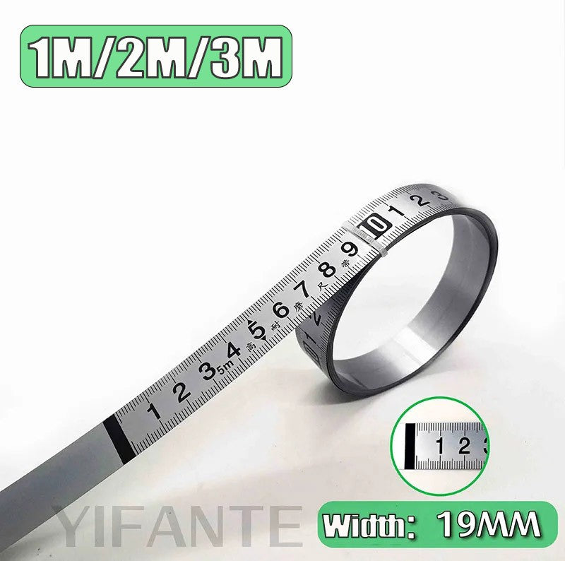 Regla al desgaste duradera a prueba de herrumbre de 19mm de ancho, cinta métrica