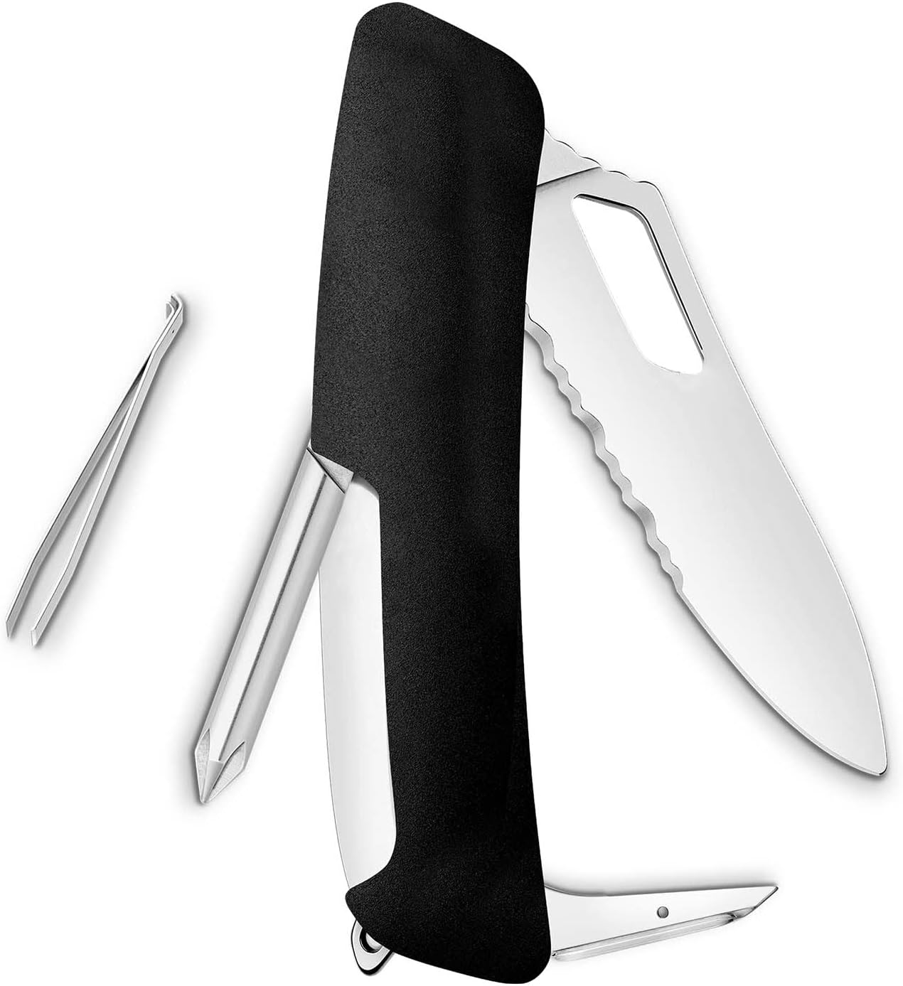 SWIZA Single Hand SH02 TR , 7 - Funciones Negro Profundo Hecho en Suiza.