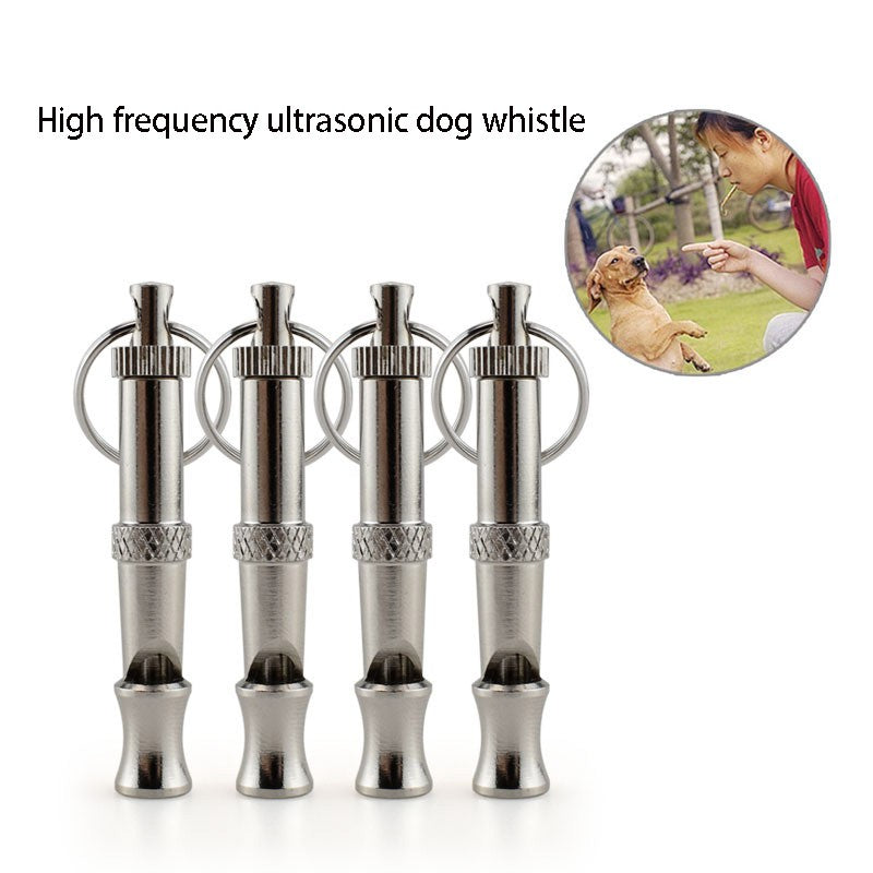 Silbato de acero inoxidable para perros, para detener los ladridos, control de l