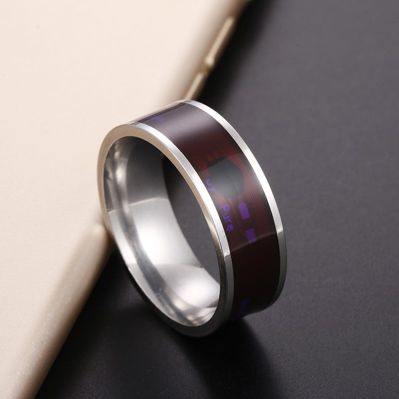 Anillo Inteligente NFC de Moda para Hombre, Anillo Digital para Teléfonos Androi
