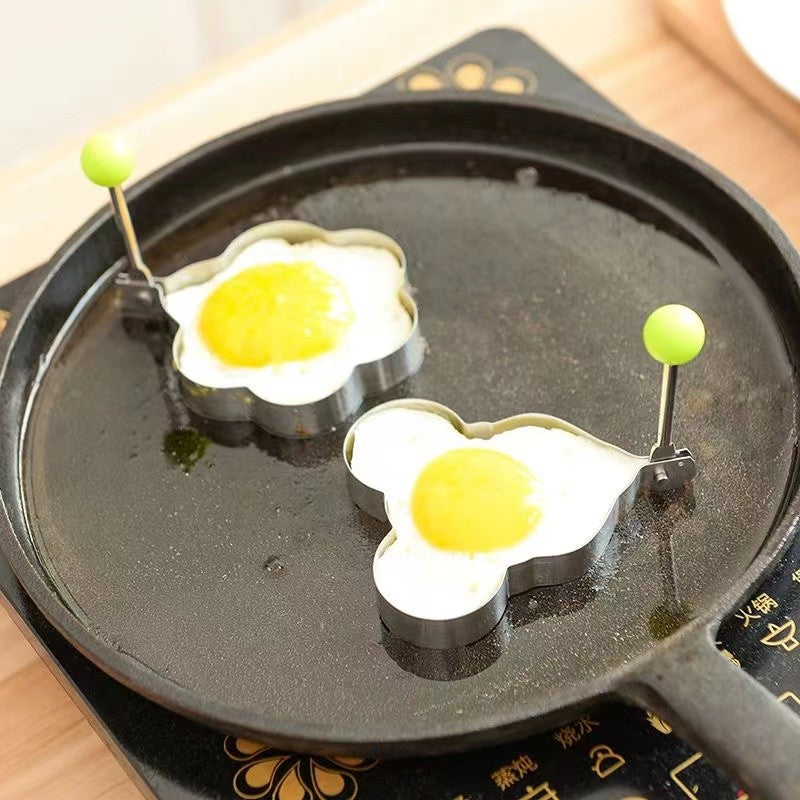 Nuevo molde de acero inoxidable para huevos fritos, máquina para hacer tortitas