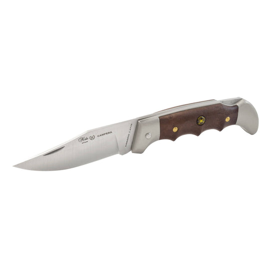 MIGUEL NIETO Navaja Campera, Mango Cromo Duro AceroInoxidable Dureza AN-58, 21cm.