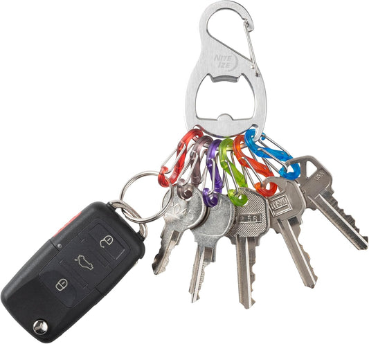 Nite Ize Keyrack+ S-biner Stainless Steel 100% USA.