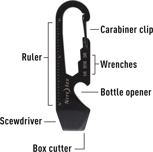 Nite Ize Doohickey® Key Tool Stainlees Steel Made In USA.