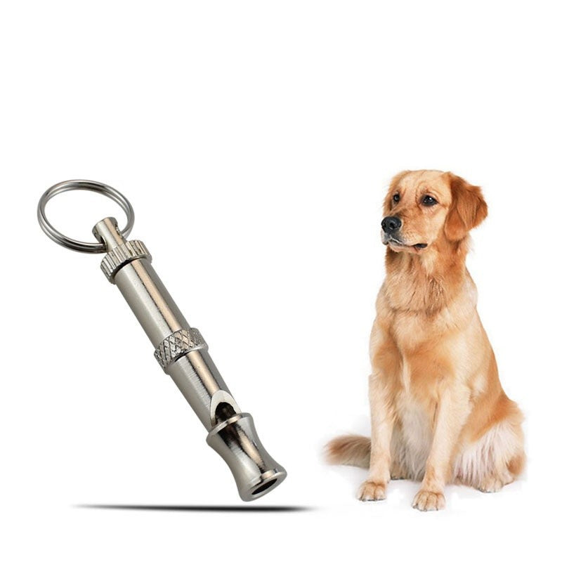 Silbato de acero inoxidable para perros, para detener los ladridos, control de l