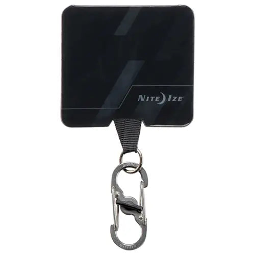 Nite Ize Ancla-Porta Celular Hitch MicroLock Negro con S-Biner Acero Inoxidable
