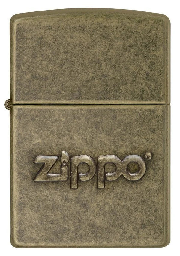 Zippo Bronze Antiguo Logotipo Estampado Relieve 100% U S A