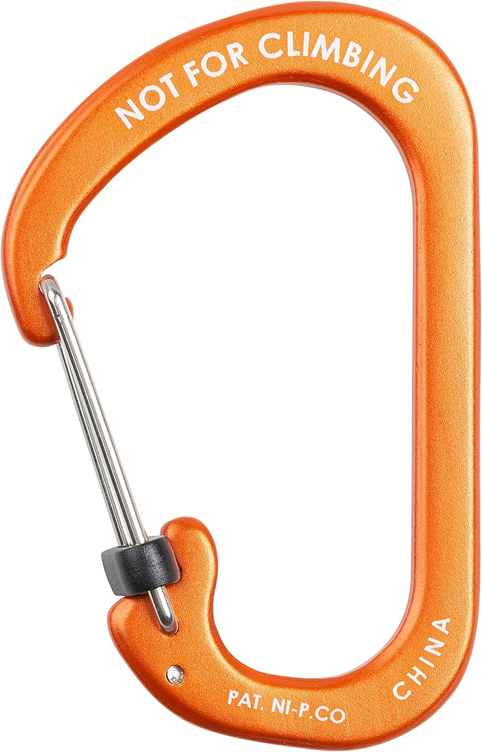 Nite Ize Mosquetón Slidelock® Aluminio Color Naranja #4 USA.