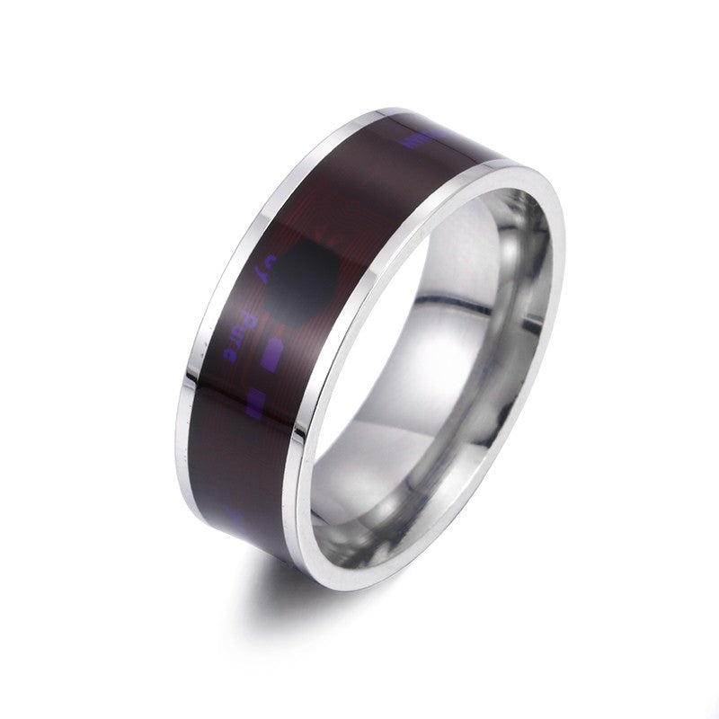 Anillo Inteligente NFC de Moda para Hombre, Anillo Digital para Teléfonos Androi