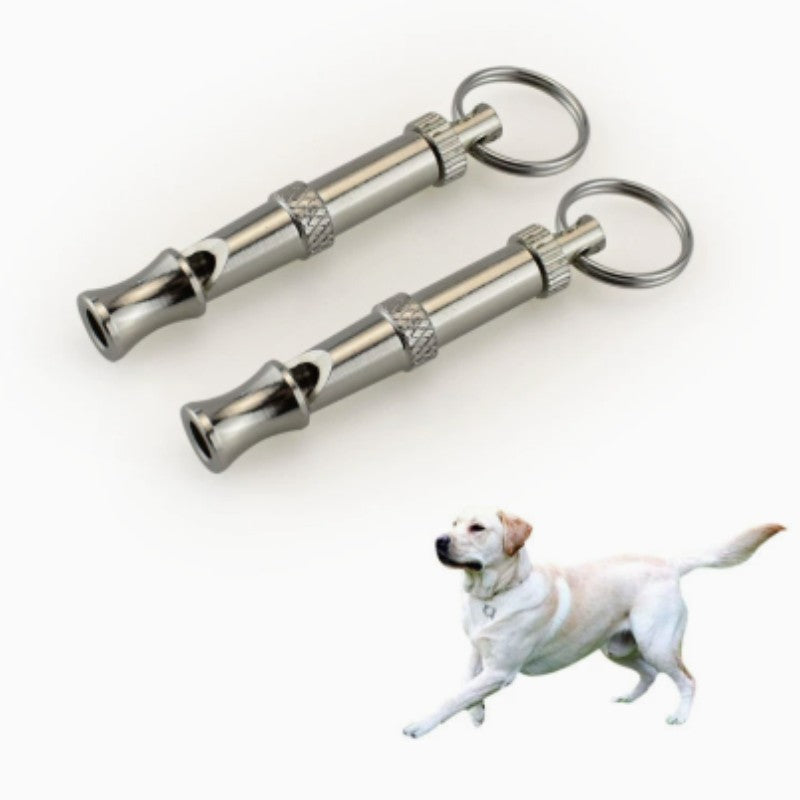 Silbato de acero inoxidable para perros, para detener los ladridos, control de l