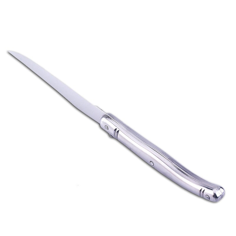 Juego de cuchillos para carne Laguiole de acero inoxidable de 9 ", tenedor