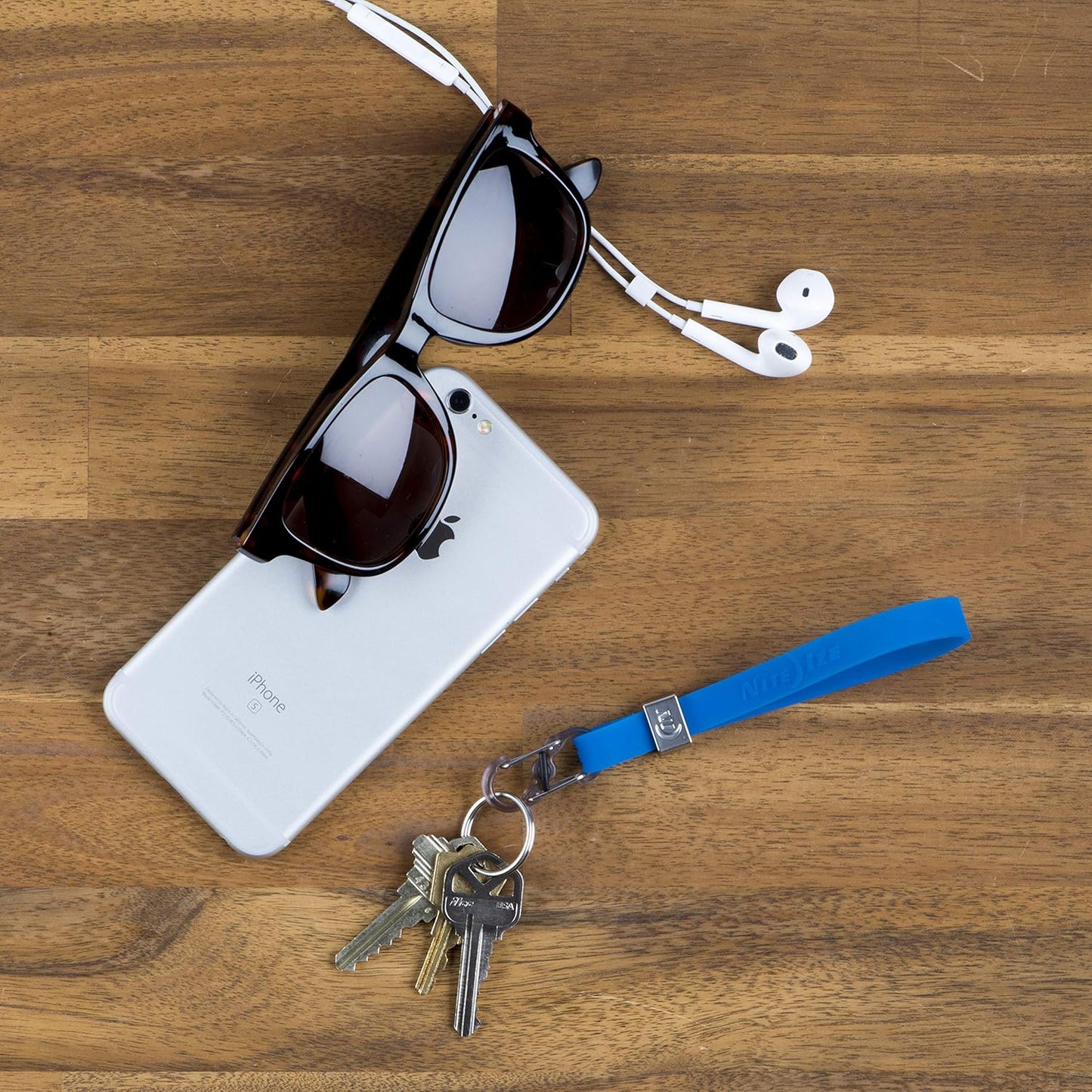 Nite Ize Correa Elástica De Silicona CINCH-A-LOT Azul USA