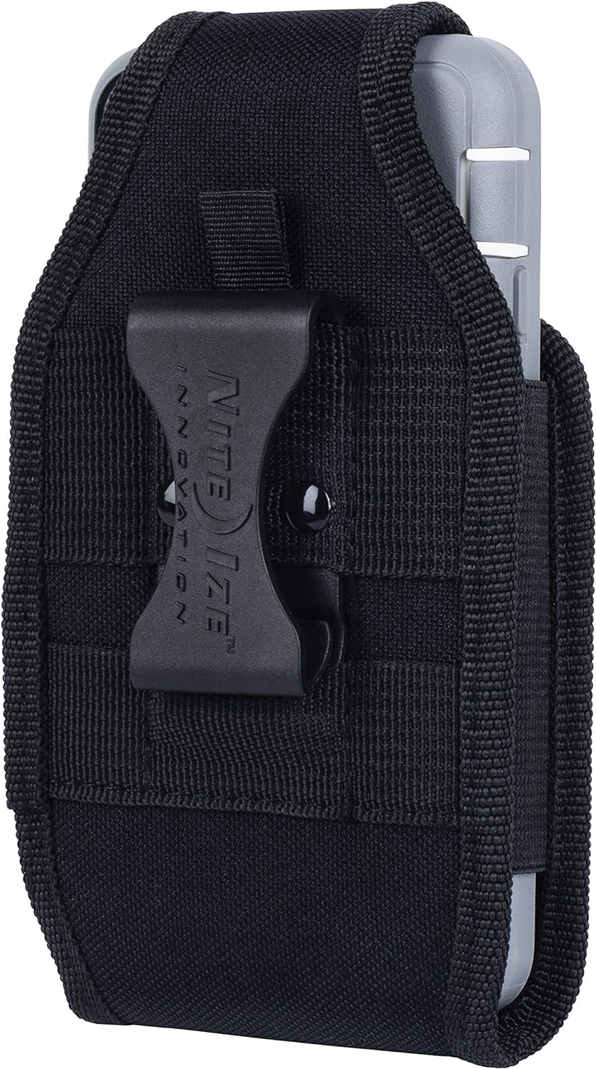 NITE IZE Funda Vertical Smartphone XL Fits All Negro USA.