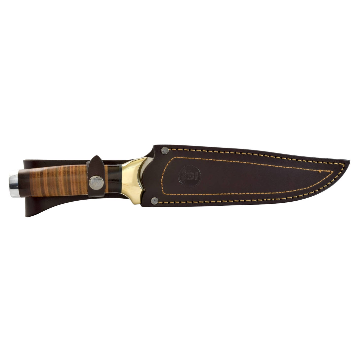 MIGUEL NIETO Cuchillo Safari Campo y Caza Acero Inoxidable An-58 35cm Virola Laton.