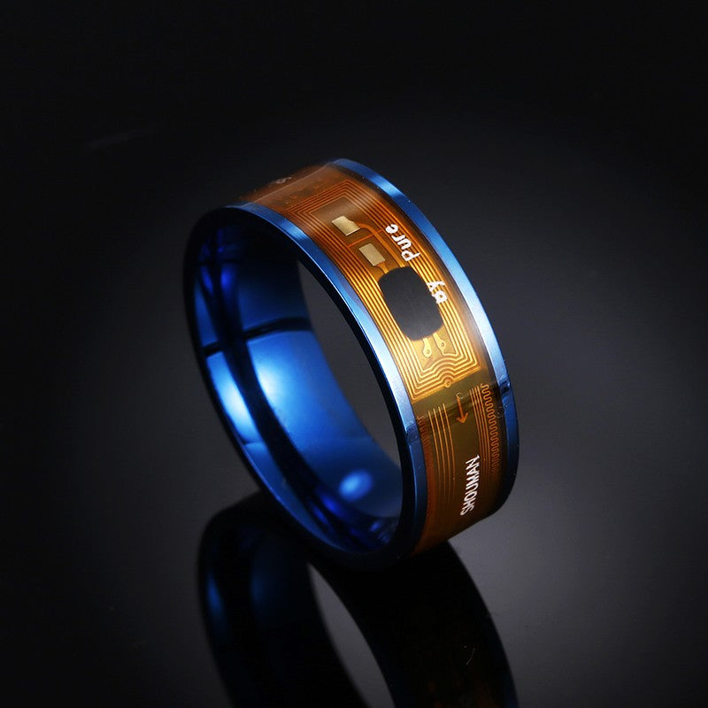 Anillo Inteligente NFC de Moda para Hombre, Anillo Digital para Teléfonos Androi