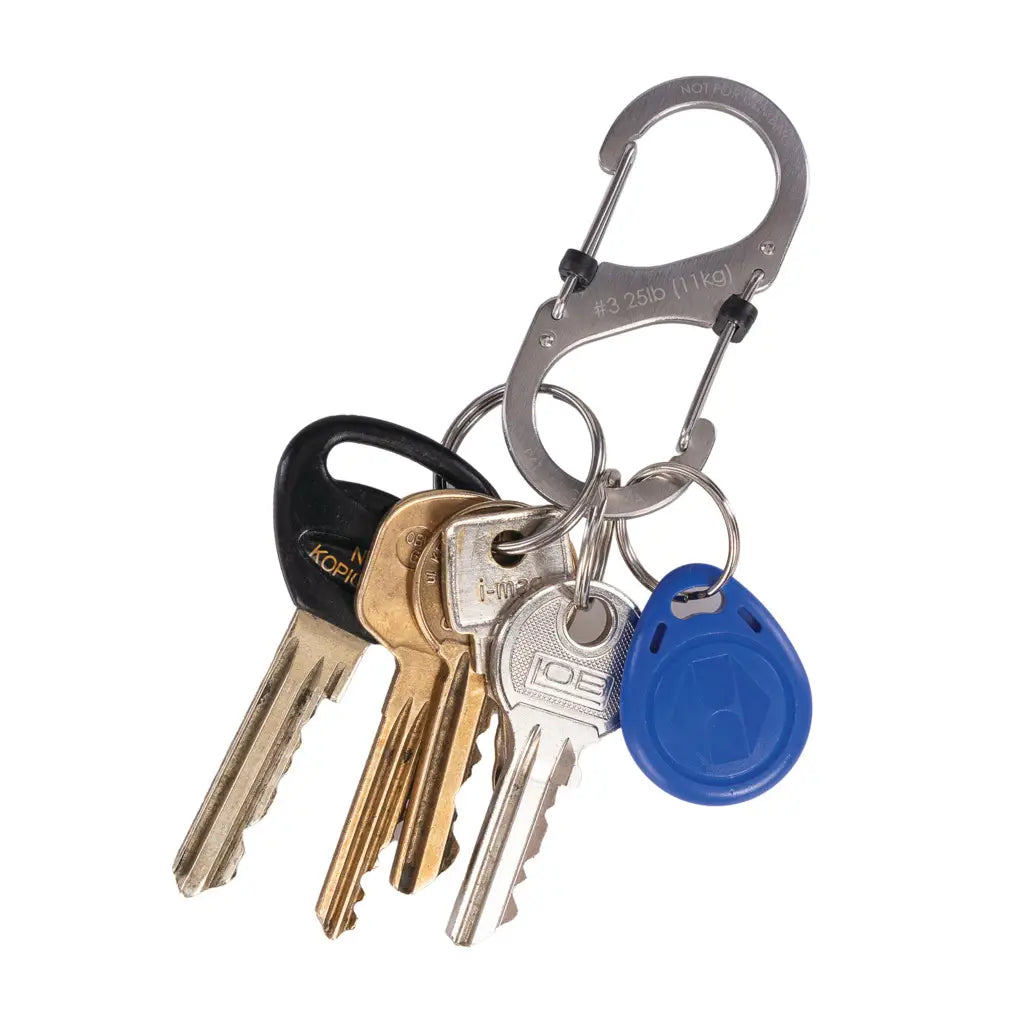 Nite Ize S-biner® Slidelock® Aluminio Coyote #4 USA.