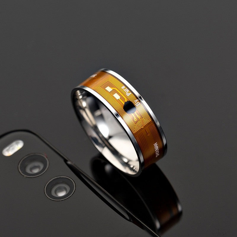 Anillo Inteligente NFC de Moda para Hombre, Anillo Digital para Teléfonos Androi