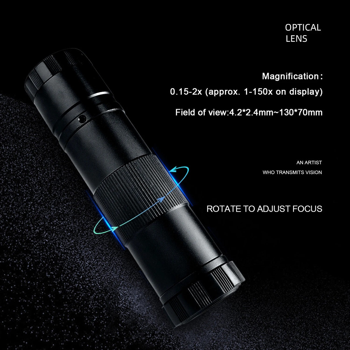 Microscopio Digital con Soporte Reforzado, Microscopio 4K HDMI USB TYPE-C, Cámar