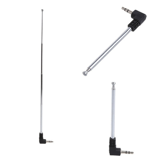 Antena receptora de Radio de 3,5mm, interfaz multiusos de acero inoxidable, Radi