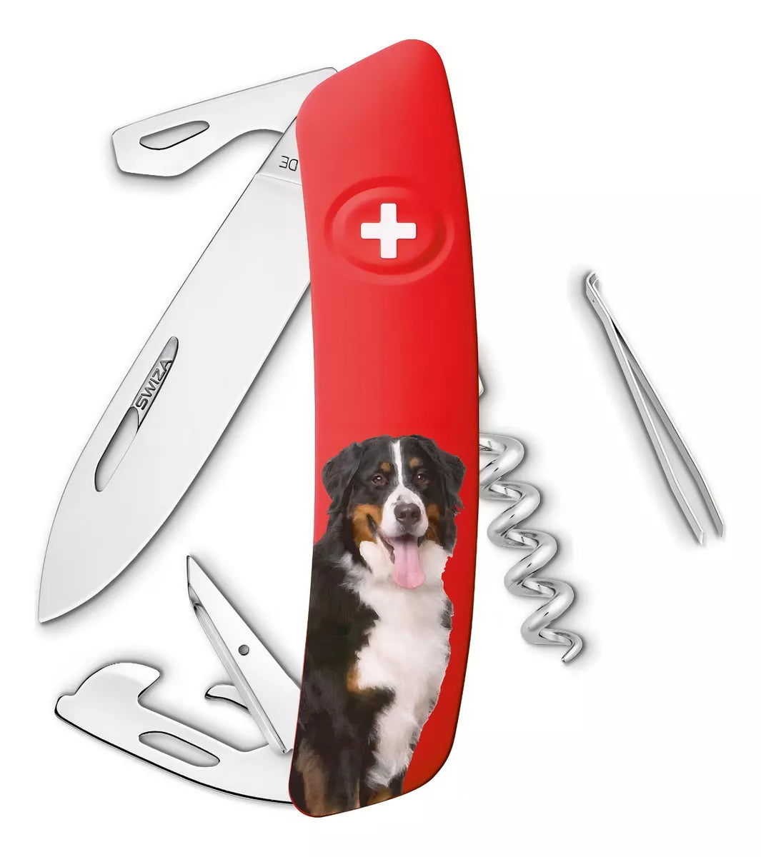 Swiza Tradicional D03 Dog, 11 - Funciones Roja Hecho en Suiza.