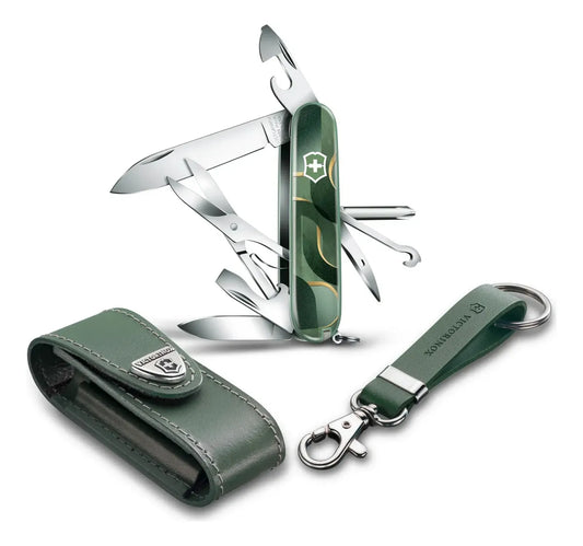 Victorinox Navaja Super Tinker Jade, Día Del Padre 2025 Verde Musgo