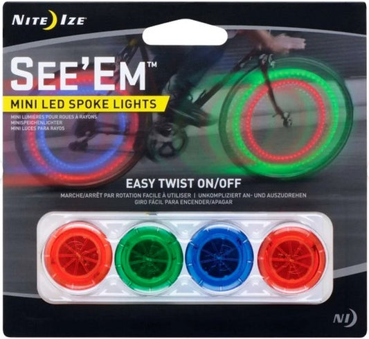 Luces Led Para Rines de Bicicleta "See Ems Mini"  Nite Ize USA