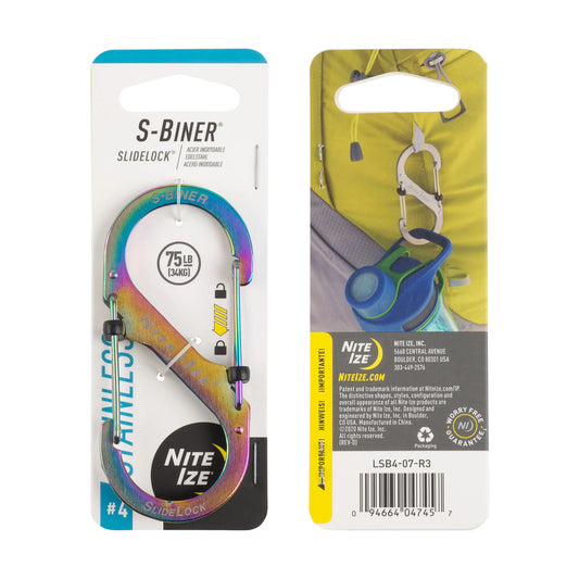 Nite Ize S-biner® Slidelock® #4 de Acero Inoxidable SPECTRUM USA