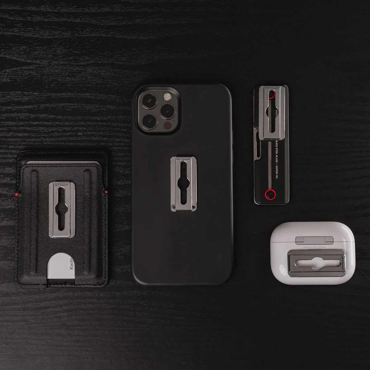 Keysmart Pocket Fuse Clip Bolsillo Autoadhesivo Smartphone