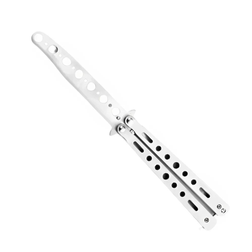 Peine plegable de acero inoxidable para práctica de entrenamiento, cuchillo de m