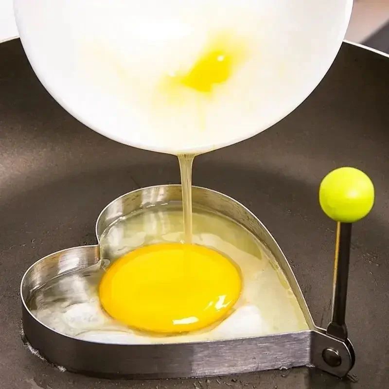 Nuevo molde de acero inoxidable para huevos fritos, máquina para hacer tortitas