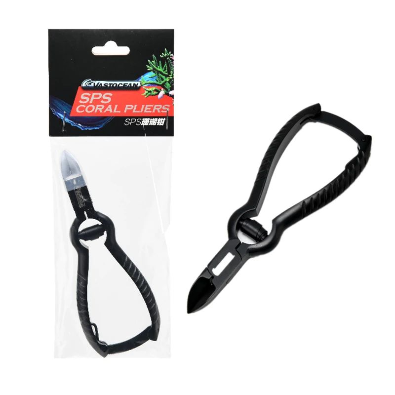Vastaucean-Tijeras de acero inoxidable SPS para acuario, alicates rectos para pl