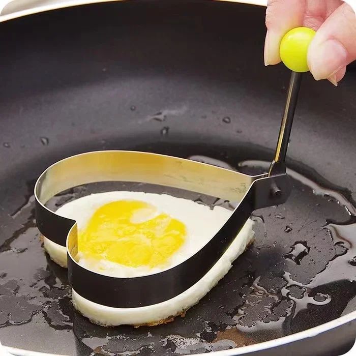 Nuevo molde de acero inoxidable para huevos fritos, máquina para hacer tortitas