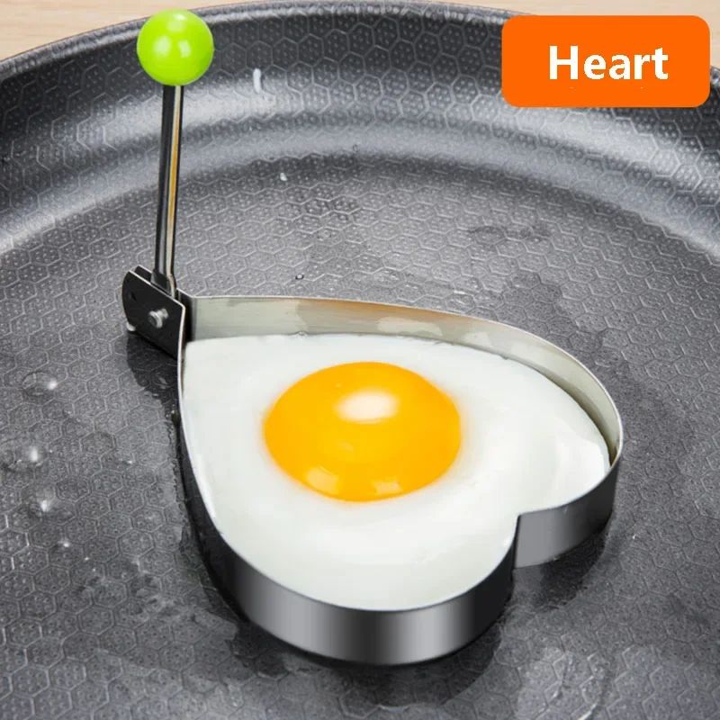 Nuevo molde de acero inoxidable para huevos fritos, máquina para hacer tortitas