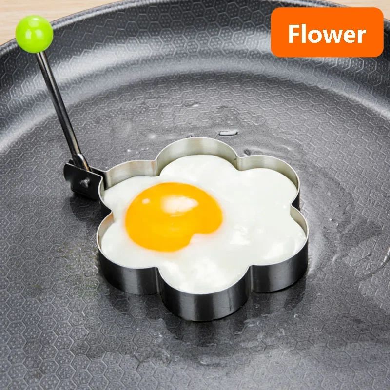 Nuevo molde de acero inoxidable para huevos fritos, máquina para hacer tortitas