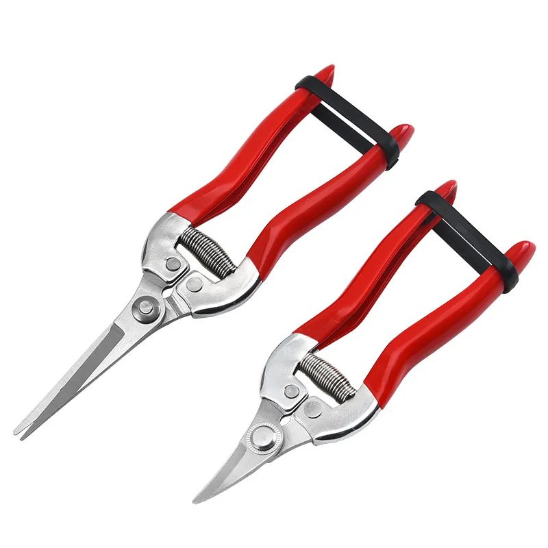 Tijeras de podar de acero inoxidable, tijeras de jardinería para el hogar, tijer