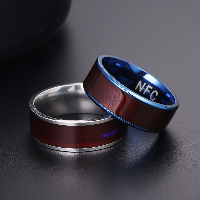 Anillo Inteligente NFC de Moda para Hombre, Anillo Digital para Teléfonos Androi