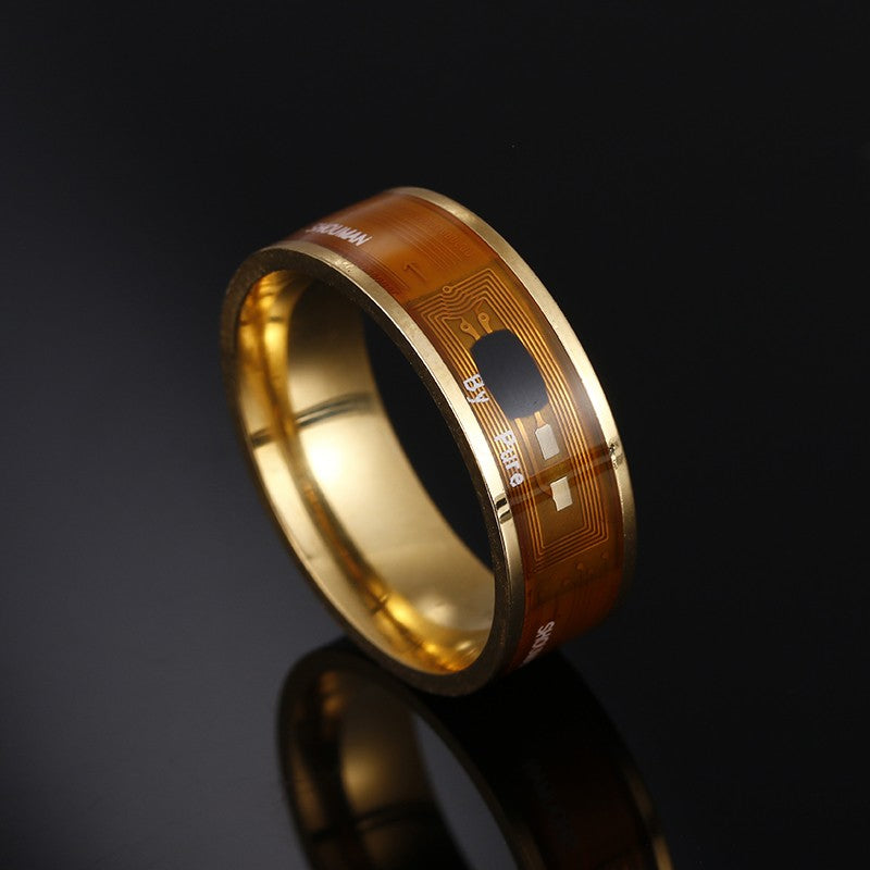 Anillo Inteligente NFC de Moda para Hombre, Anillo Digital para Teléfonos Androi