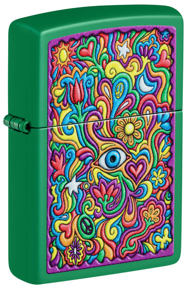 Encendedor Zippo Green Trppy Design 100% Usa
