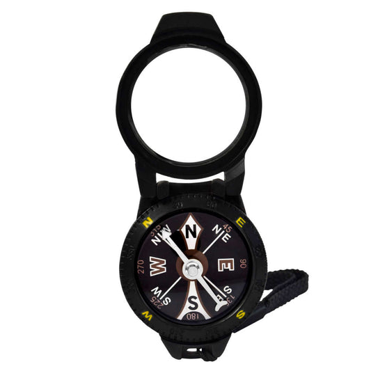 Brujula Profesional 360° Plegable de Bolsillo con Tapa Vidrio Wallis