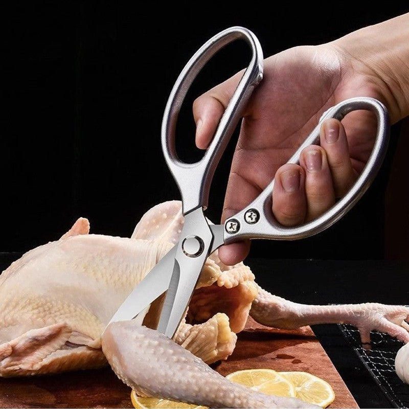 Tijeras de Cocina de Acero Inoxidable, Tijeras Resistentes para Huesos de Pollo,