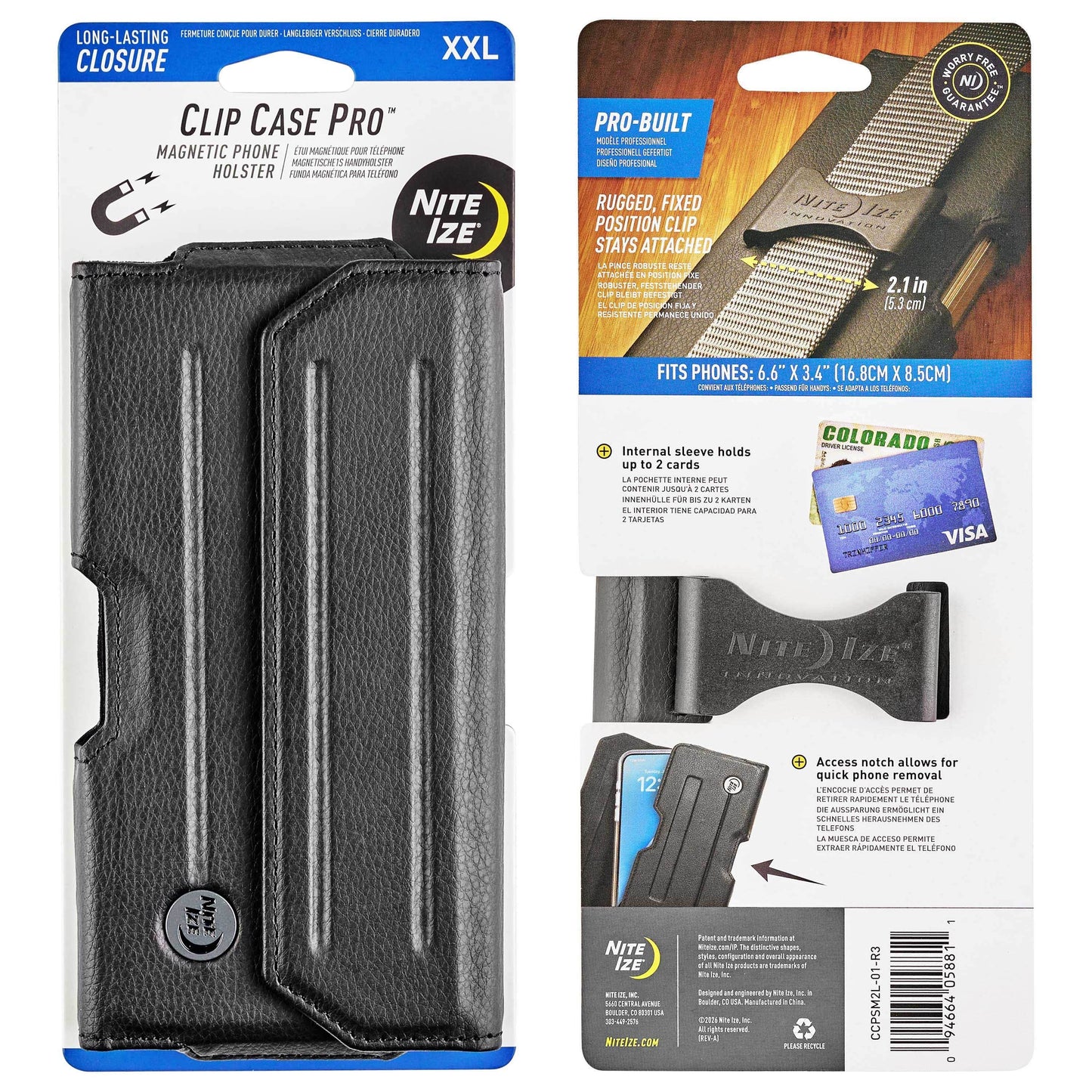 Funda magnética para teléfono Clip Case Pro™ XXL