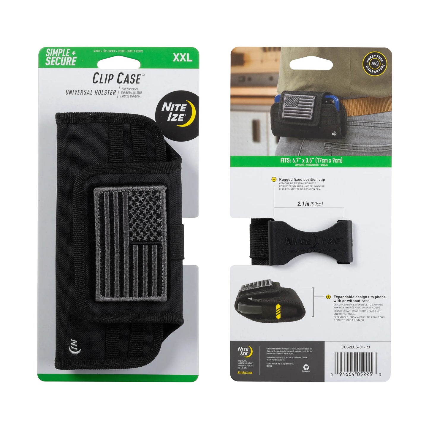 Nite Ize Clip Case Universal Phone Holster XL USA