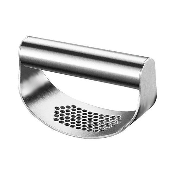 Exprimidor Manual de prensa de ajo de acero inoxidable mejorado, trituradora bas