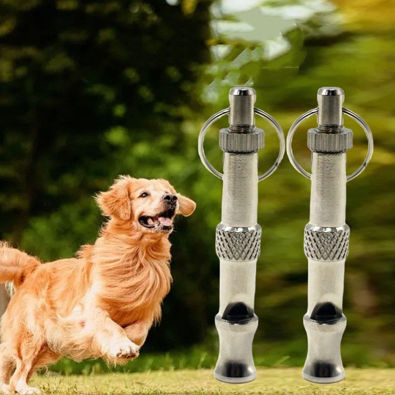 Silbato de acero inoxidable para perros, para detener los ladridos, control de l