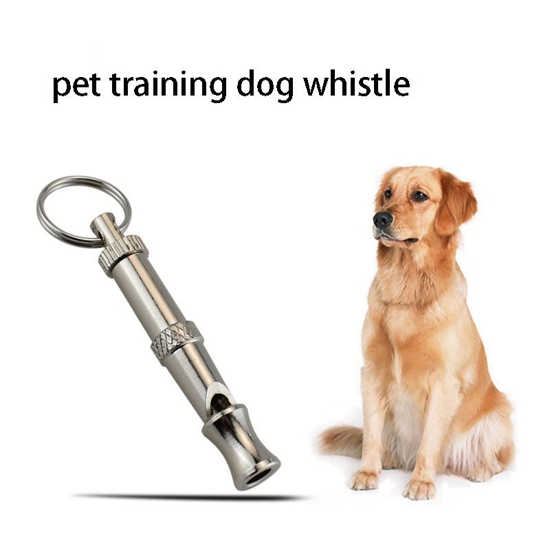 Silbato de acero inoxidable para perros, para detener los ladridos, control de l