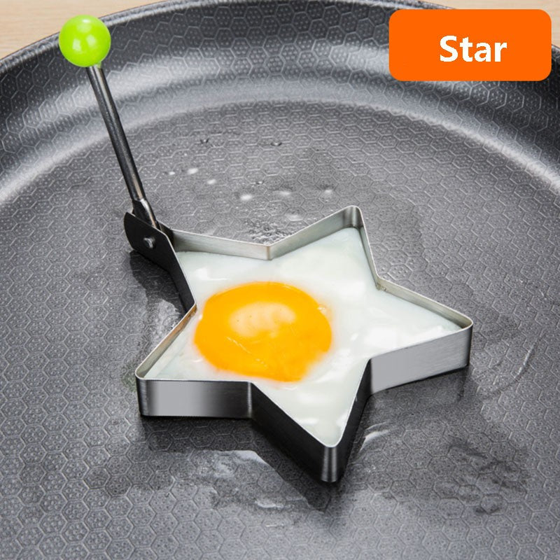 Nuevo molde de acero inoxidable para huevos fritos, máquina para hacer tortitas