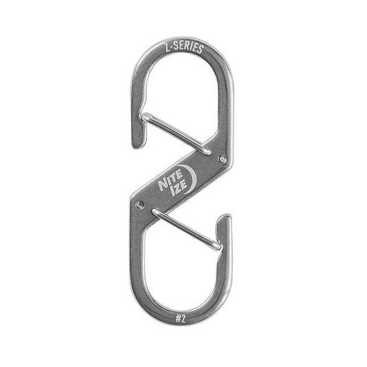 Nite Ize Z- Series® Dual Carabiner #-2 Stainlees Steel USA.