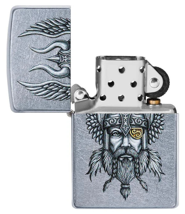 Zippo Encendedor Vikingo De Chispa 100% U S A