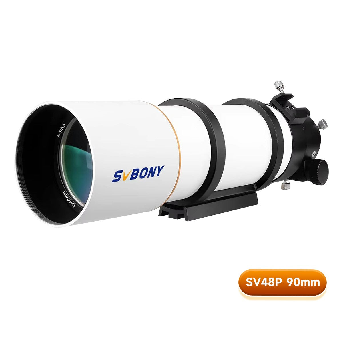 Telescopio Astronómico Svbony SV48P con Apertura de 102mm/90mm, Enfocador de Dob