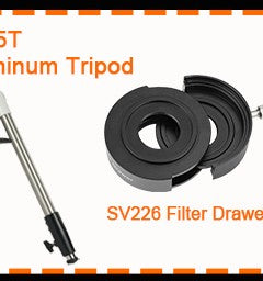 Telescopio Astronómico Svbony SV48P con Apertura de 102mm/90mm, Enfocador de Dob